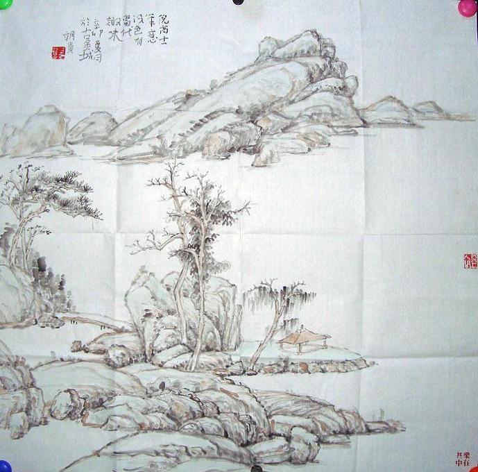 王朝贵 山水作品